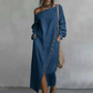 Women's Off-Shoulder Denim Dress