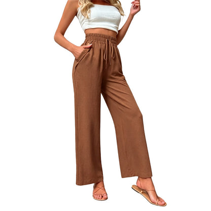 ✨🛍️Fresh Drop - Casual Wide-Leg Pants with Functional Pockets – Easy Styling from Coffee Runs to Resort Walks