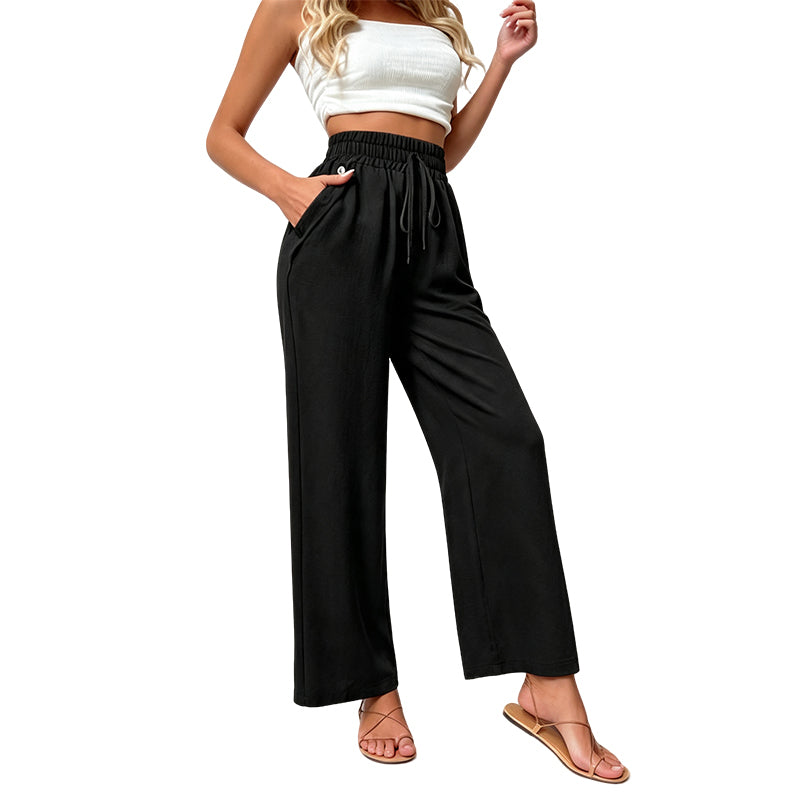 ✨🛍️Fresh Drop - Casual Wide-Leg Pants with Functional Pockets – Easy Styling from Coffee Runs to Resort Walks