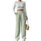 Women's High-Waist Wide-Leg Trousers