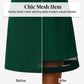 Elegant Cowl Neck A-Line Dress with Lace Sleeve