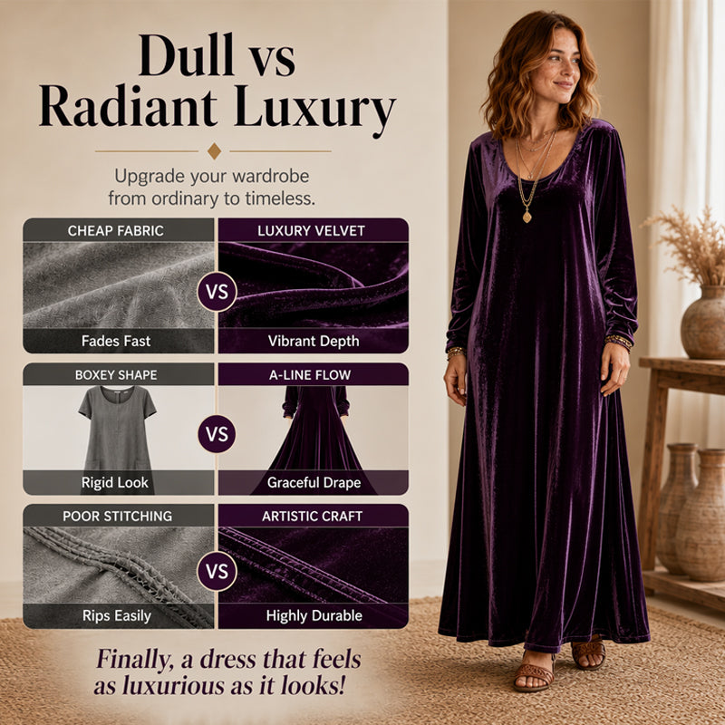 Women's Elegant Long Sleeve Maxi Dress