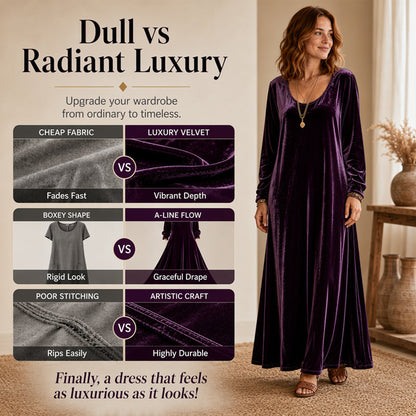 Women's Elegant Long Sleeve Maxi Dress