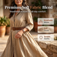 Women Long Sleeve Shirt Maxi Dress with Belt Classic Turndown Collar Holiday Resort Long Dress