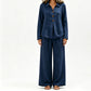Women's Casual Long-Sleeve Top & Pants 2-Piece Set
