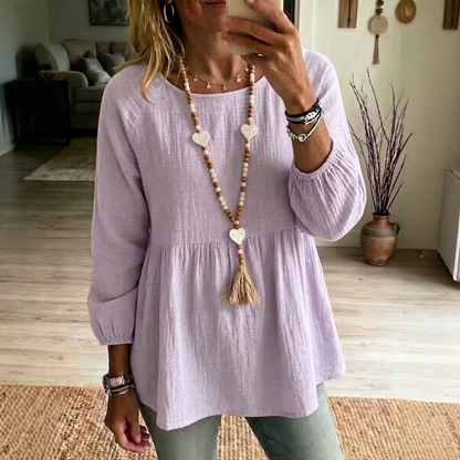 Women's Casual Loose Babydoll Top