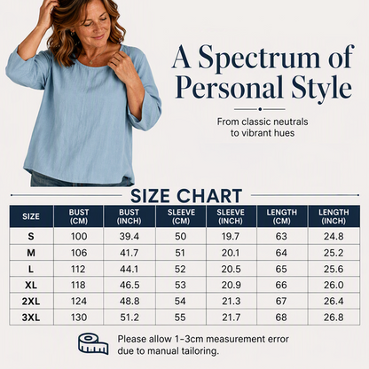 Women's Casual Crew Neck 3/4 Sleeve Top
