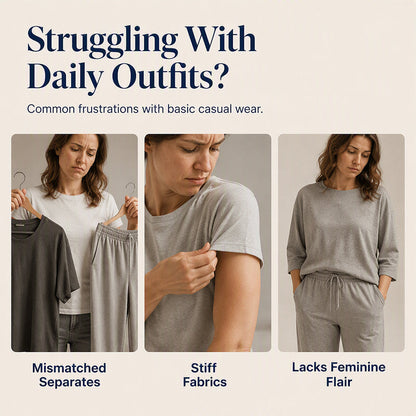 Women's Casual Top & Pants Two-Piece Set