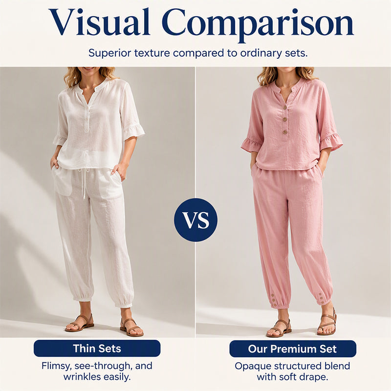 Women's Casual Top & Pants Two-Piece Set