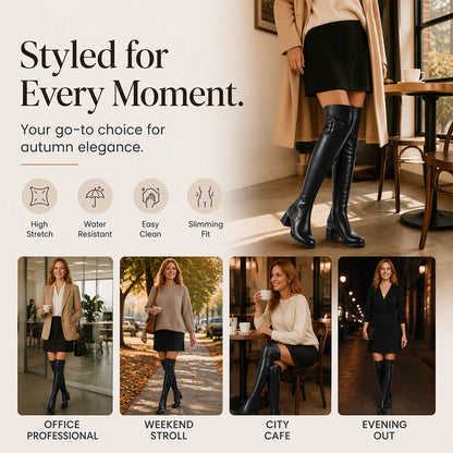 👢Women's Warm Elastic Over-the-Knee Boots ✨