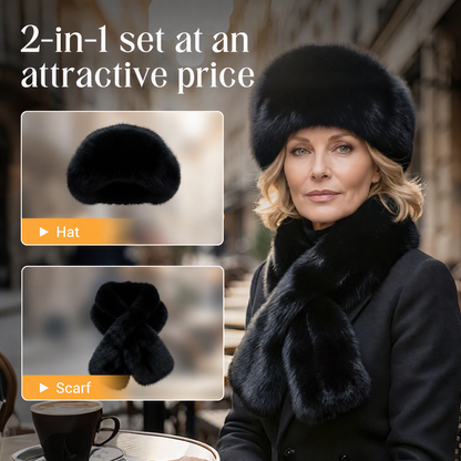 💖Black Friday Mega Deal – 50% off!💖❄️Winter Plush Thickened Scarf and Hat Warm Set