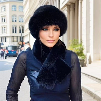 💖Black Friday Mega Deal – 50% off!💖❄️Winter Plush Thickened Scarf and Hat Warm Set
