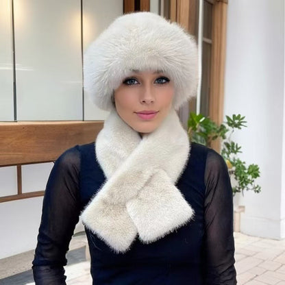 💖Black Friday Mega Deal – 50% off!💖❄️Winter Plush Thickened Scarf and Hat Warm Set