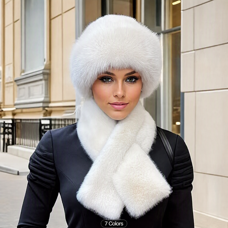 💖Black Friday Mega Deal – 50% off!💖❄️Winter Plush Thickened Scarf and Hat Warm Set