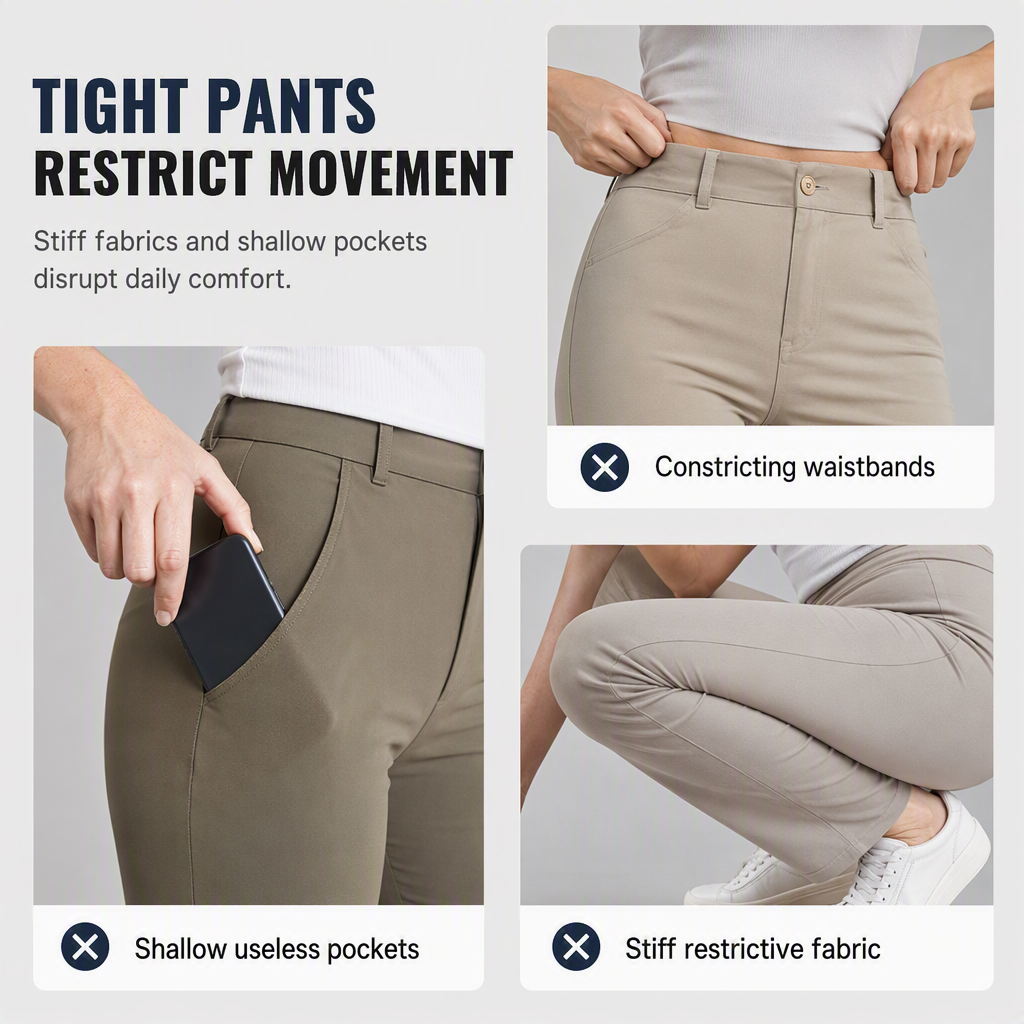 ⏰ Last Day of the Sale – 50% OFF ✨👖 Roomy Pockets, Easy-Moving Fit | Women's Drawstring Cargo Pants