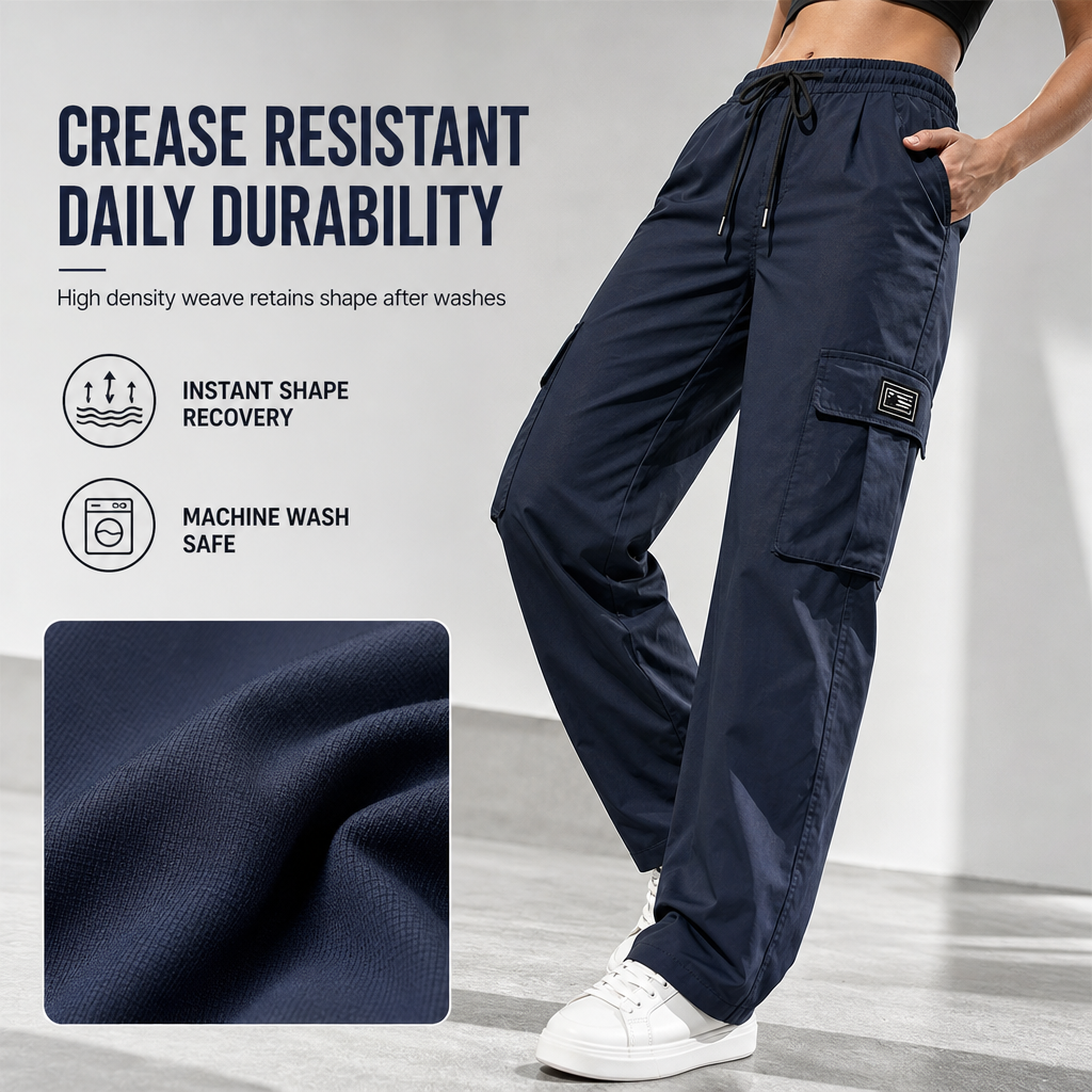 ⏰ Last Day of the Sale – 50% OFF ✨👖 Roomy Pockets, Easy-Moving Fit | Women's Drawstring Cargo Pants
