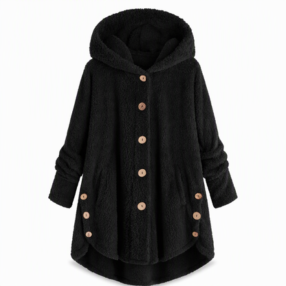 🌸Hot Sale🧥 Women's Plus Size Fleece Hooded Coat – M-4XL & Six Colors | Comfortable & Long-Lasting, Easy to Style ✨