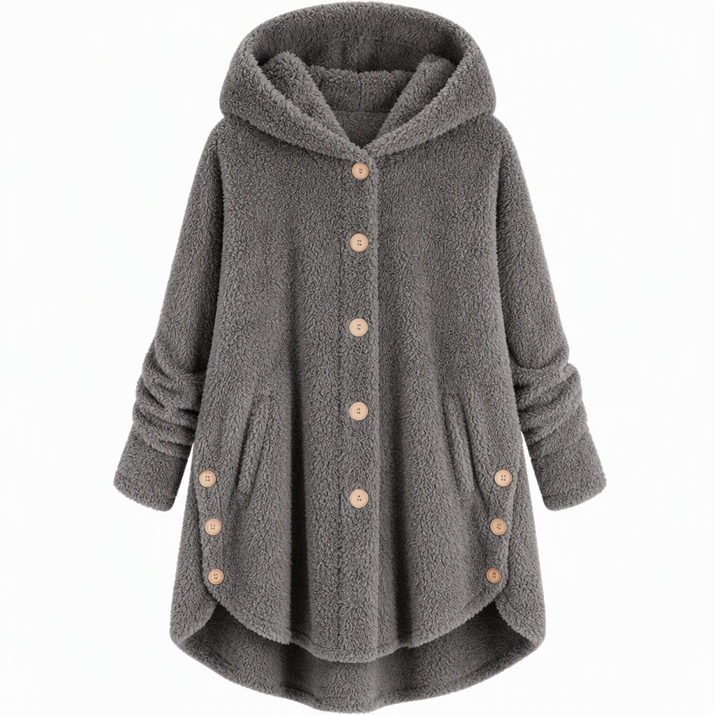 🌸Hot Sale🧥 Women's Plus Size Fleece Hooded Coat – M-4XL & Six Colors | Comfortable & Long-Lasting, Easy to Style ✨