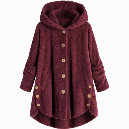 🌸Hot Sale🧥 Women's Plus Size Fleece Hooded Coat – M-4XL & Six Colors | Comfortable & Long-Lasting, Easy to Style ✨