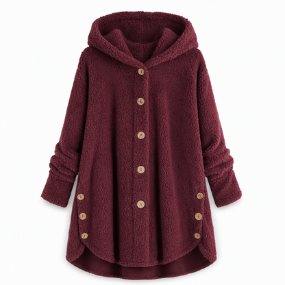 🌸Hot Sale🧥 Women's Plus Size Fleece Hooded Coat – M-4XL & Six Colors | Comfortable & Long-Lasting, Easy to Style ✨