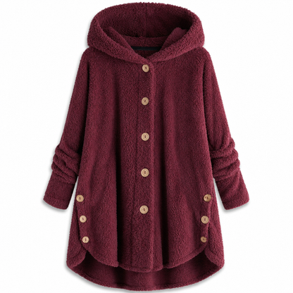 🌸Hot Sale🧥 Women's Plus Size Fleece Hooded Coat – M-4XL & Six Colors | Comfortable & Long-Lasting, Easy to Style ✨