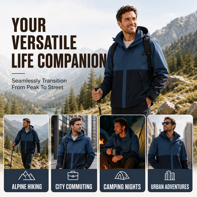 Unisex Outdoor Windproof Waterproof Jacket