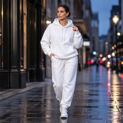 ⏰ Seasonal changeover sale: 50% off – quality at half the price! ✨Women's Cozy Hoodie & Jogger Pants 2-Piece Set