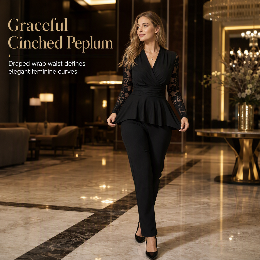 ⏰ Last Day of the Sale – 50% OFF ✨Women's Chic Two-Piece Pants Set
