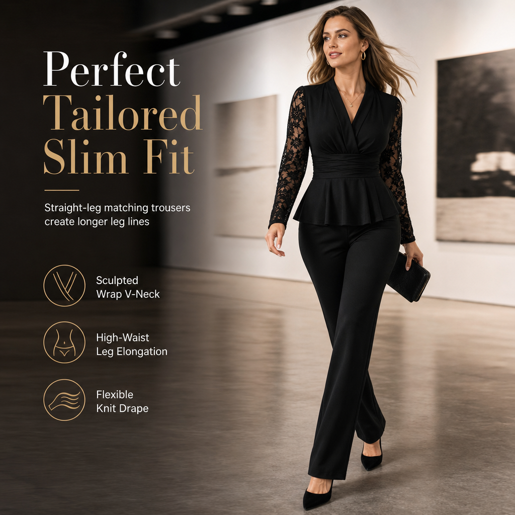 ⏰ Last Day of the Sale – 50% OFF ✨Women's Chic Two-Piece Pants Set