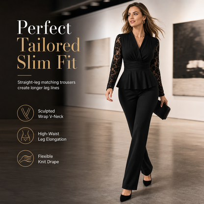 ⏰ Last Day of the Sale – 50% OFF ✨Women's Chic Two-Piece Pants Set