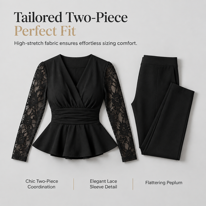 ⏰ Last Day of the Sale – 50% OFF ✨Women's Chic Two-Piece Pants Set