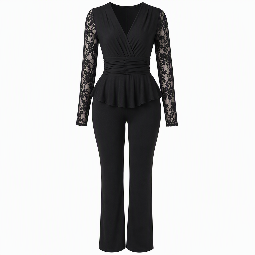 ⏰ Last Day of the Sale – 50% OFF ✨Women's Chic Two-Piece Pants Set