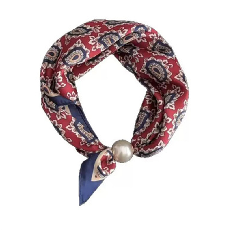 ✨Limited stock available, don’t miss out!🎉No-Tie Magnetic Pearl Clasp Soft Scarf