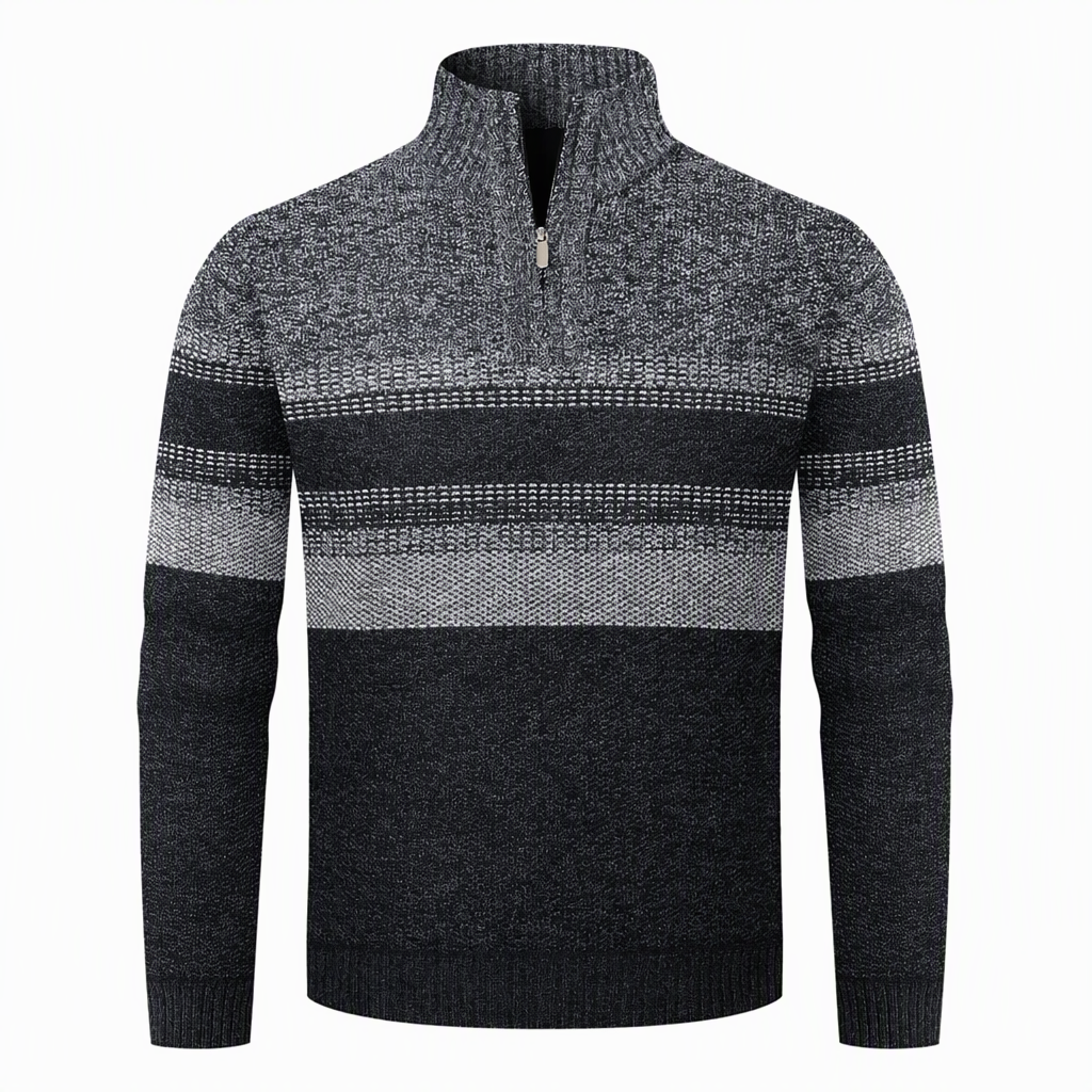 ✨Limited stock available, don’t miss out!🎉Men’s winter checked knitted cardigan with hood and fleece lining