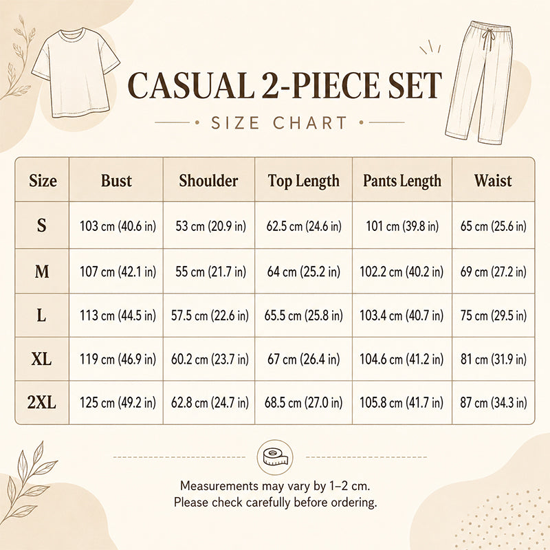 ⏰ Seasonal changeover sale: 50% off – quality at half the price! ✨Women's Effortless Top & Wide-leg Pants Set