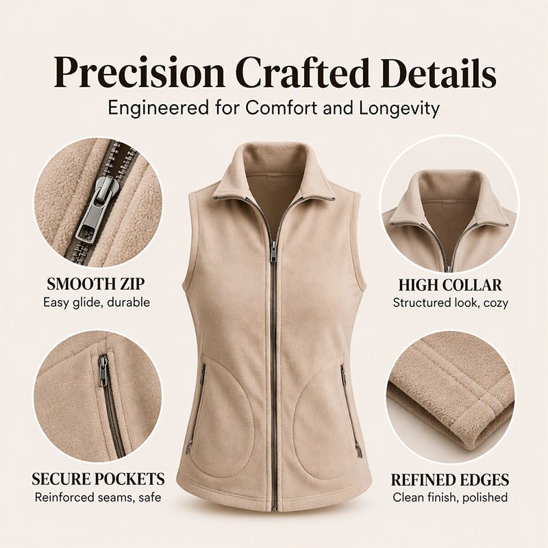 ⏰ Seasonal changeover sale: 50% off – quality at half the price! ✨Women's Winter Thermal Stand Collar Vest