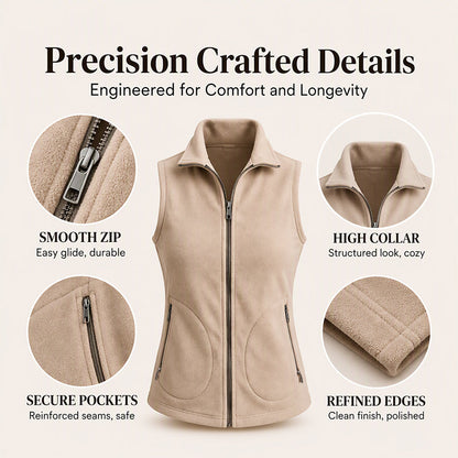 ⏰ Seasonal changeover sale: 50% off – quality at half the price! ✨Women's Winter Thermal Stand Collar Vest