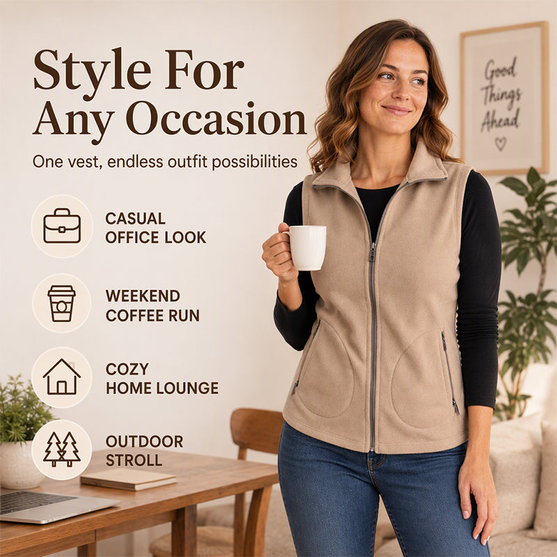 ⏰ Seasonal changeover sale: 50% off – quality at half the price! ✨Women's Winter Thermal Stand Collar Vest