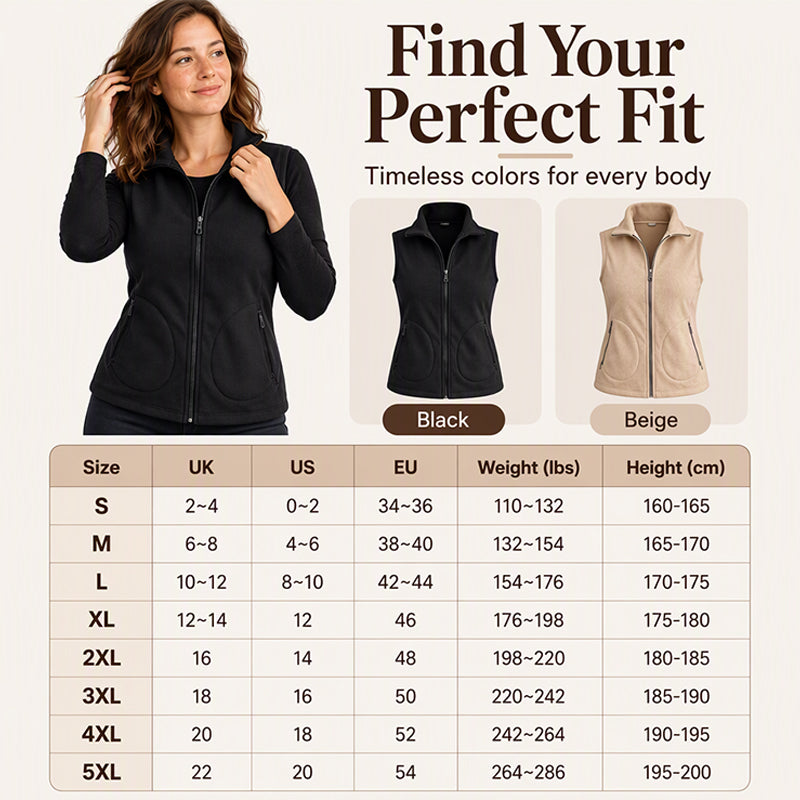 ⏰ Seasonal changeover sale: 50% off – quality at half the price! ✨Women's Winter Thermal Stand Collar Vest