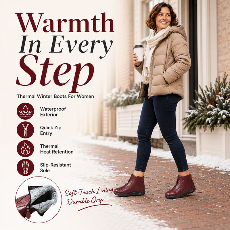 ⏰ Seasonal changeover sale: 50% off – quality at half the price! ✨Women's Non-Slip Winter Warm Boots