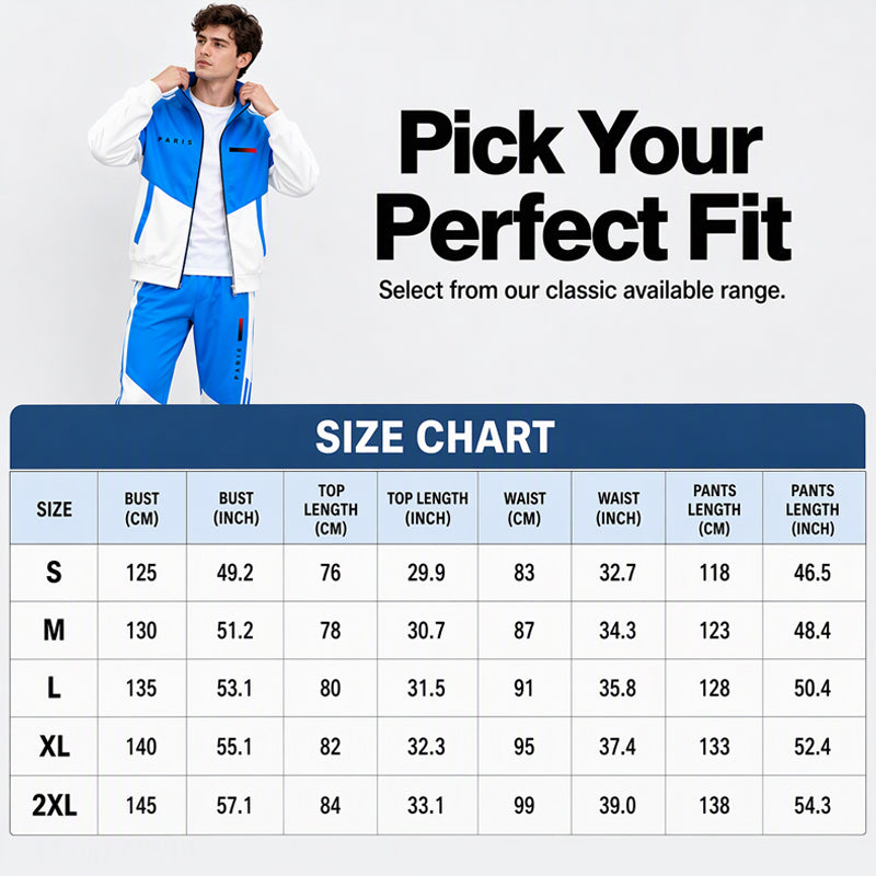 Men's Colorblock Zip-Up Jacket & Drawstring Pants Set