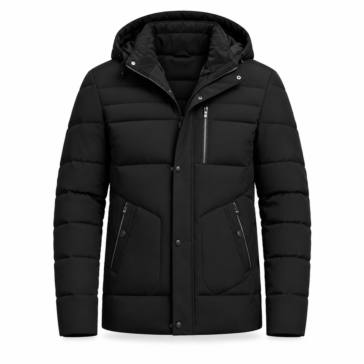 ⏰ Seasonal changeover sale: 50% off – quality at half the price! ✨Men's Winter Fleece Lined Coat with Detachable Hood
