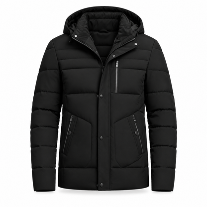 ⏰ Seasonal changeover sale: 50% off – quality at half the price! ✨Men's Winter Fleece Lined Coat with Detachable Hood