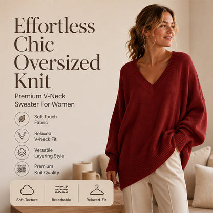 ⏰ Seasonal changeover sale: 50% off – quality at half the price! ✨Women's Mid Length Knit Sweater