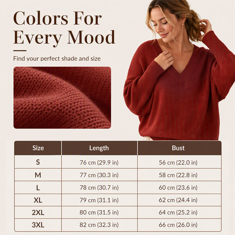 ⏰ Seasonal changeover sale: 50% off – quality at half the price! ✨Women's Mid Length Knit Sweater