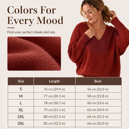 ⏰ Seasonal changeover sale: 50% off – quality at half the price! ✨Women's Mid Length Knit Sweater