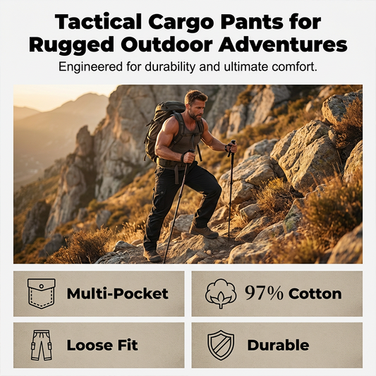 🎉The Lowest Price But The Best Quality!🔥Men's Cotton Cargo Tactical Pants