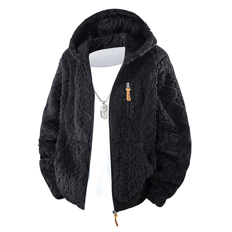 ⏰ Seasonal changeover sale: 50% off – quality at half the price! ✨Men's Hooded Fleece Zipper Jacket