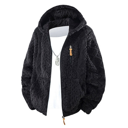 ⏰ Seasonal changeover sale: 50% off – quality at half the price! ✨Men's Hooded Fleece Zipper Jacket