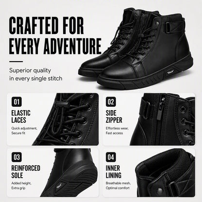 🎉The Lowest Price But The Best Quality!🔥Men's Waterproof Genuine Leather Combat Boots